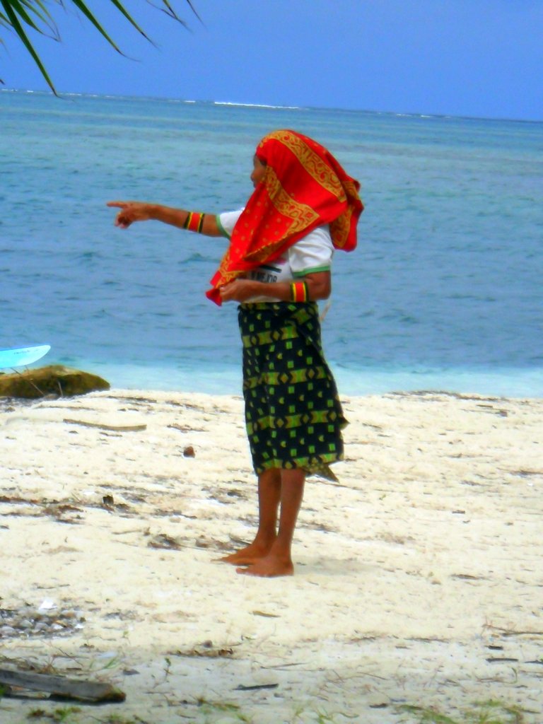 indigena Kuna delle isole San Blas a Panama